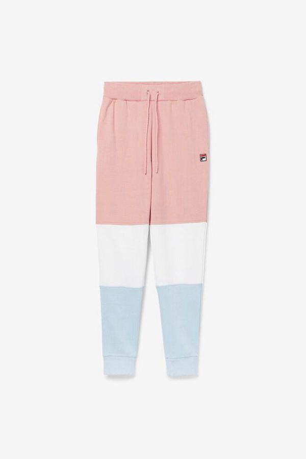 Calça Fila Homem Rosa/Branco/Luz Azuis - Fila France Loja Online Portugal,QGWV-54278